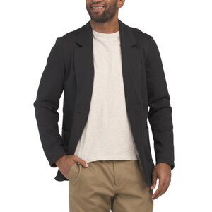 RHONE Black Truman Knit Sport Coat